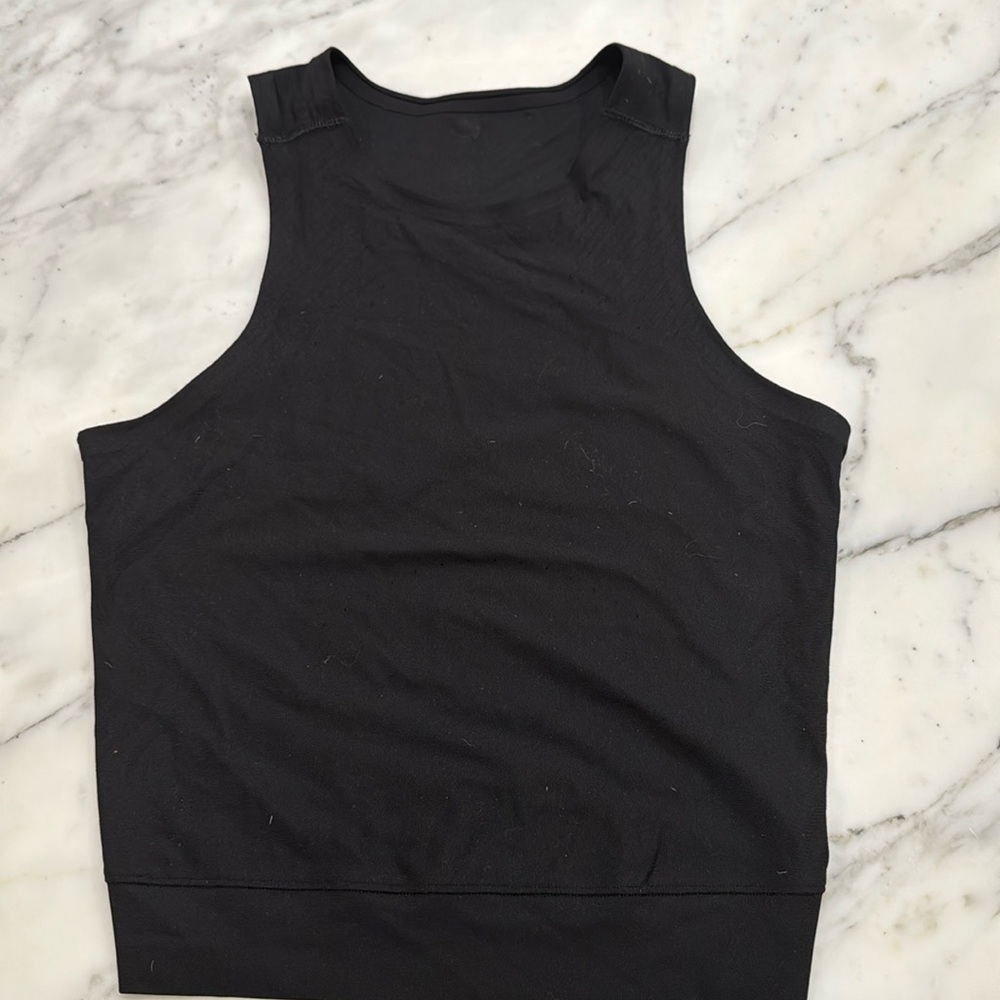 Lululemon black tank top size 2